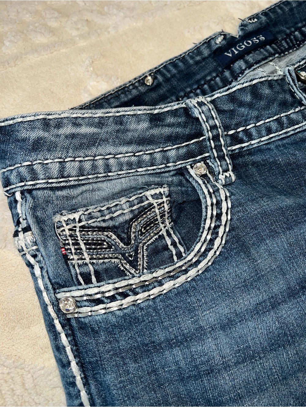 Buckle Vigoss Women’s Blue Boot Cut Jeans! Size 11/12 Length 33. Excellent - Picture 8 of 16
